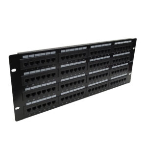 96-Port CAT6 Patch Panel, 19" Rackmount 4U - 110 Punch-Down