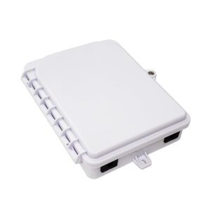 Outdoor 1-port Plastic Fiber Terminal Box with SC/APC Simplex Coupler - IP65 - White