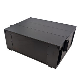 4U Premium LGX Style Sliding Panel (holds 12 cassettes) - Black