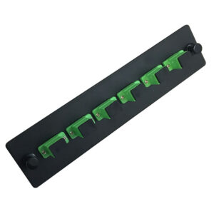Loaded Adapter Panel with 6x Simplex SC/APC Singlemode (Non-LGX) - Black