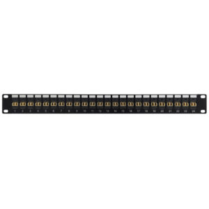 24 Port LC/LC Multimode 62.5u Duplex Patch Panel - 19" Rackmount 1U