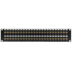 48 Port LC/LC Multimode 62.5u Duplex Patch Panel - 19" Rackmount 2U