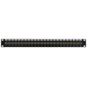 24 Port SC/SC Multimode 62.5u Simplex Patch Panel - 19" Rackmount 1U