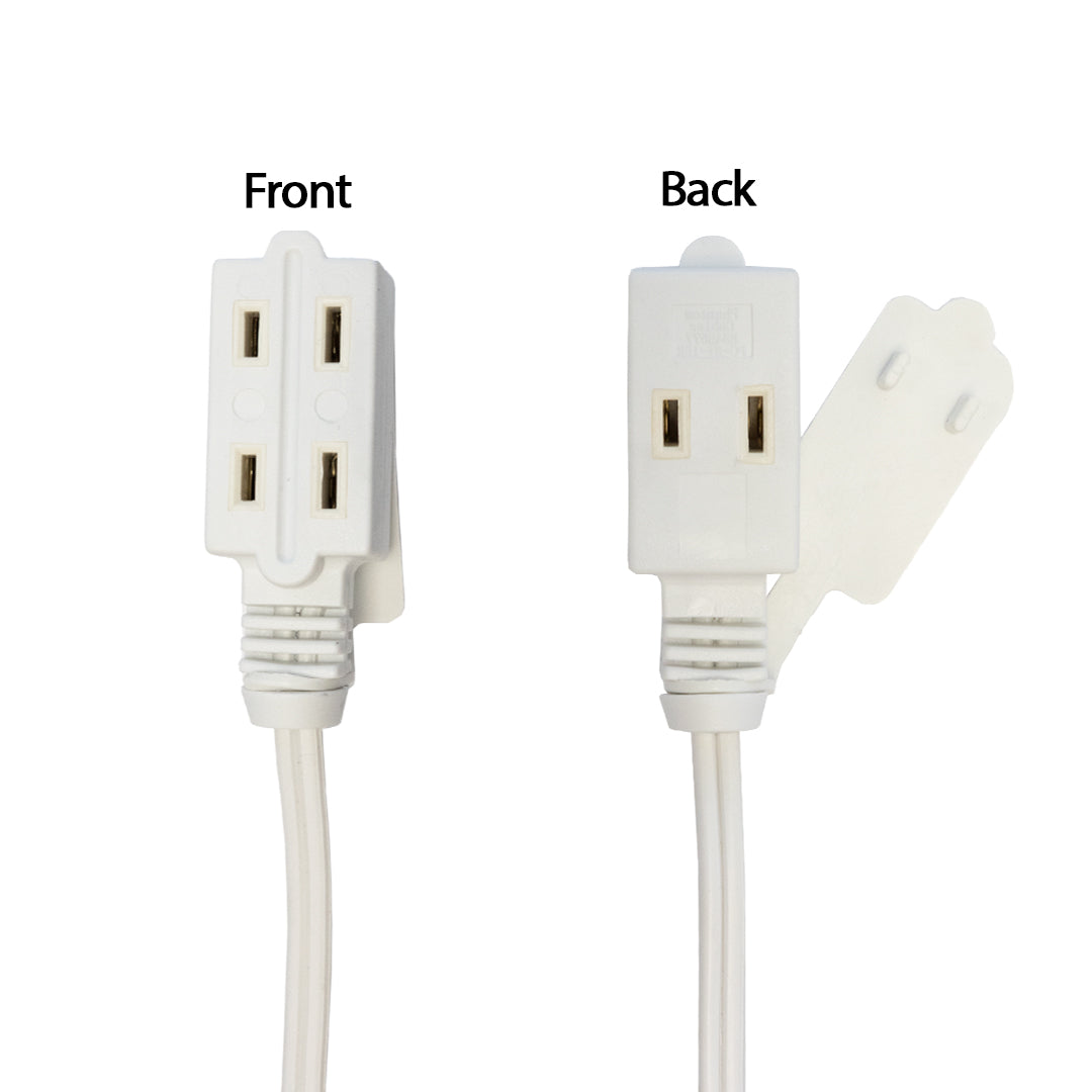 1-15P 45 Degree to 1-15R Triple Tap Power Cable - 16AWG - SPT-2 - 13A/125V - Image 4
