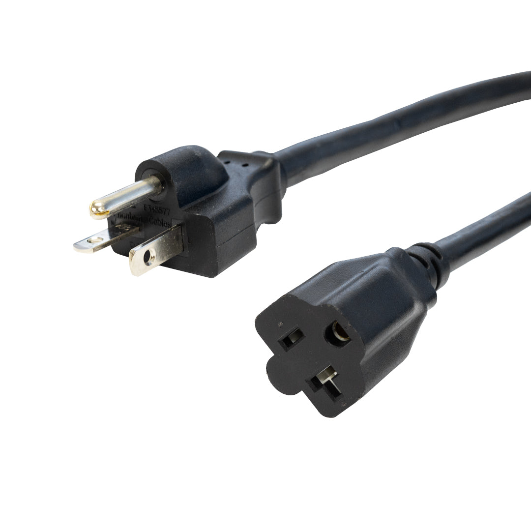 NEMA 5-20P to NEMA 5-20R Power Cable - SJT Jacket - Image 3
