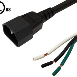 C14 to ROJ Power Cable - SJT