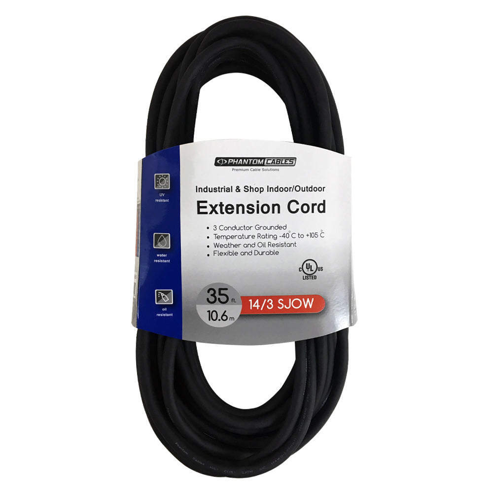 Industrial & Shop Indoor/Outdoor Extension Cord - 5-15P to 5-15R - SJOW - Image 5