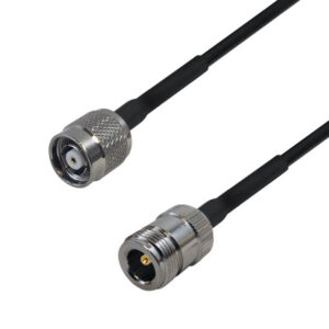 Premium Phantom Cables RG174 N-Type Female to TNC-RP (Reverse Polarity) Male Cable
