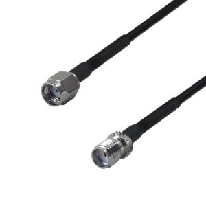Premium Phantom Cables RG174 SMA-RP (Reverse Polarity) Male to SMA Female Cable