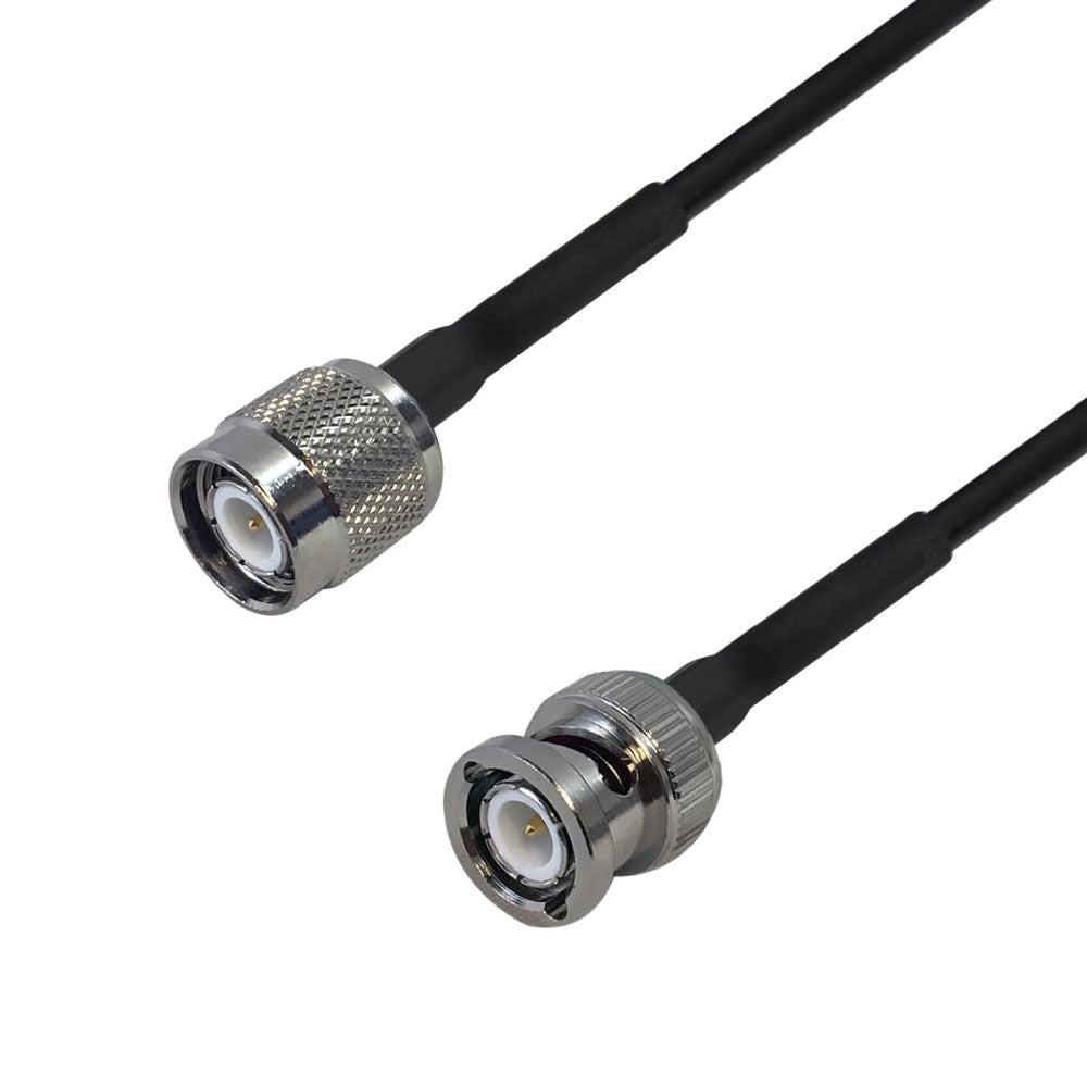 Premium Phantom Cables RG174 TNC Male to BNC Male Cable