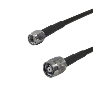 Premium Phantom Cables Times Microwave LMR-195 SMA Male to TNC-RP (Reverse Polarity) Male Cable