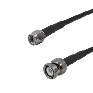 Premium Phantom Cables Times Microwave LMR-195 SMA Male to BNC Male Cable