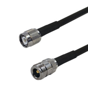 Premium Phantom Cables Times Microwave LMR-240 Ultra Flex N-Type Female to TNC Male Cable