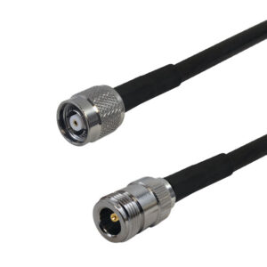 Premium Phantom Cables Brand RF-240 N-Type Female to TNC-RP (Reverse Polarity) Male Cable