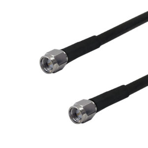 Premium Phantom Cables Times Microwave LMR-240 Ultra Flex SMA Male to SMA Male Cable