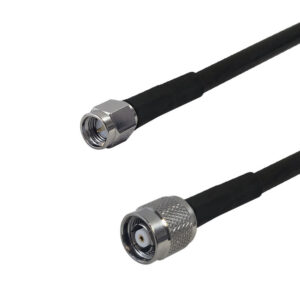 Premium Phantom Cables Times Microwave LMR-240 Ultra Flex SMA Male to TNC-RP (Reverse Polarity) Male Cable