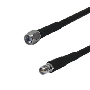 Premium Phantom Cables Times Microwave LMR-240 Ultra Flex SMA-RP (Reverse Polarity) Male to SMA-RP (Reverse Polarity) Female Cable