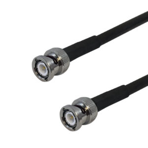 Premium Phantom Cables Times Microwave LMR-240 BNC Male to BNC Male Cable