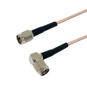 Premium Phantom Cables RG316 SMA Male to SMA Male Right Angle Cable
