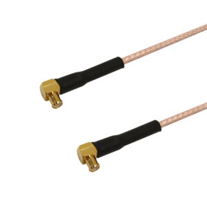Premium Phantom Cables RG316 MCX Male Right Angle to MCX Male Right Angle Cable