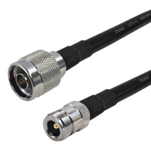 Premium Phantom Cables Times Microwave LMR-400 N-Type Male to N-Type Female Cable