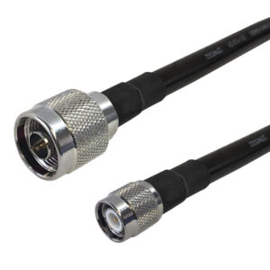 Premium Phantom Cables Times Microwave LMR-400 N-Type Male to TNC Male Cable