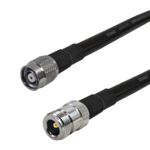 Premium Phantom Cables Brand RF-400 N-Type Female to TNC-RP (Reverse Polarity) Male Cable