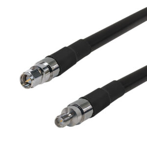 Premium Phantom Cables Times Microwave LMR-400 SMA Male to SMA-RP (Reverse Polarity) Female Cable