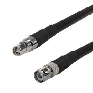Premium Phantom Cables Times Microwave LMR-400 Ultra Flex SMA Male to TNC-RP (Reverse Polarity) Female Cable