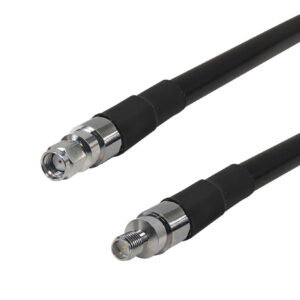 Premium Phantom Cables Times Microwave LMR-400 SMA-RP (Reverse Polarity) Male to SMA-RP (Reverse Polarity) Female Cable