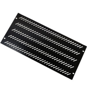Blank Filler Panels - Black 5U - Vented