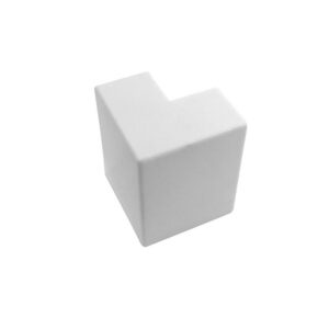 Outside Corner for 50mm x 50mm Raceway - White