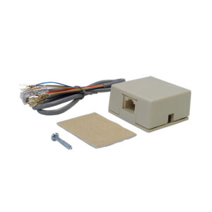 RJ31X RJ45 Surface with 2ft RJ45 to Spade Lug Cable