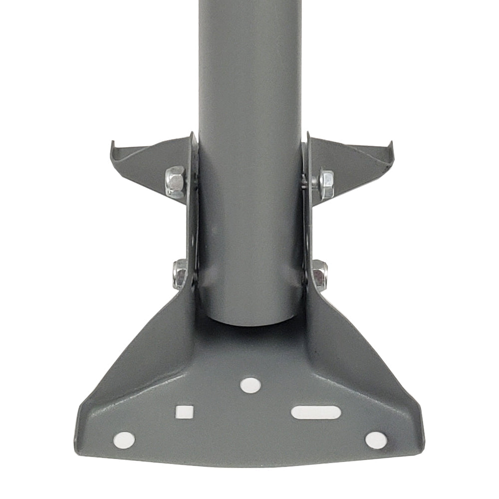 24 inch Heavy Duty J-Pipe Mount Mast - Powder Coat - Grey - Image 2
