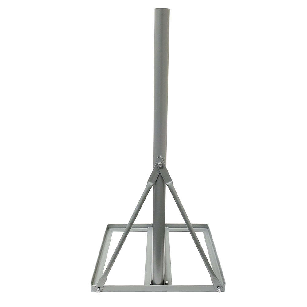 36 inch Heavy Duty Non-Penetrating Roof Mount Mast - Powder Coat - Grey - Image 4