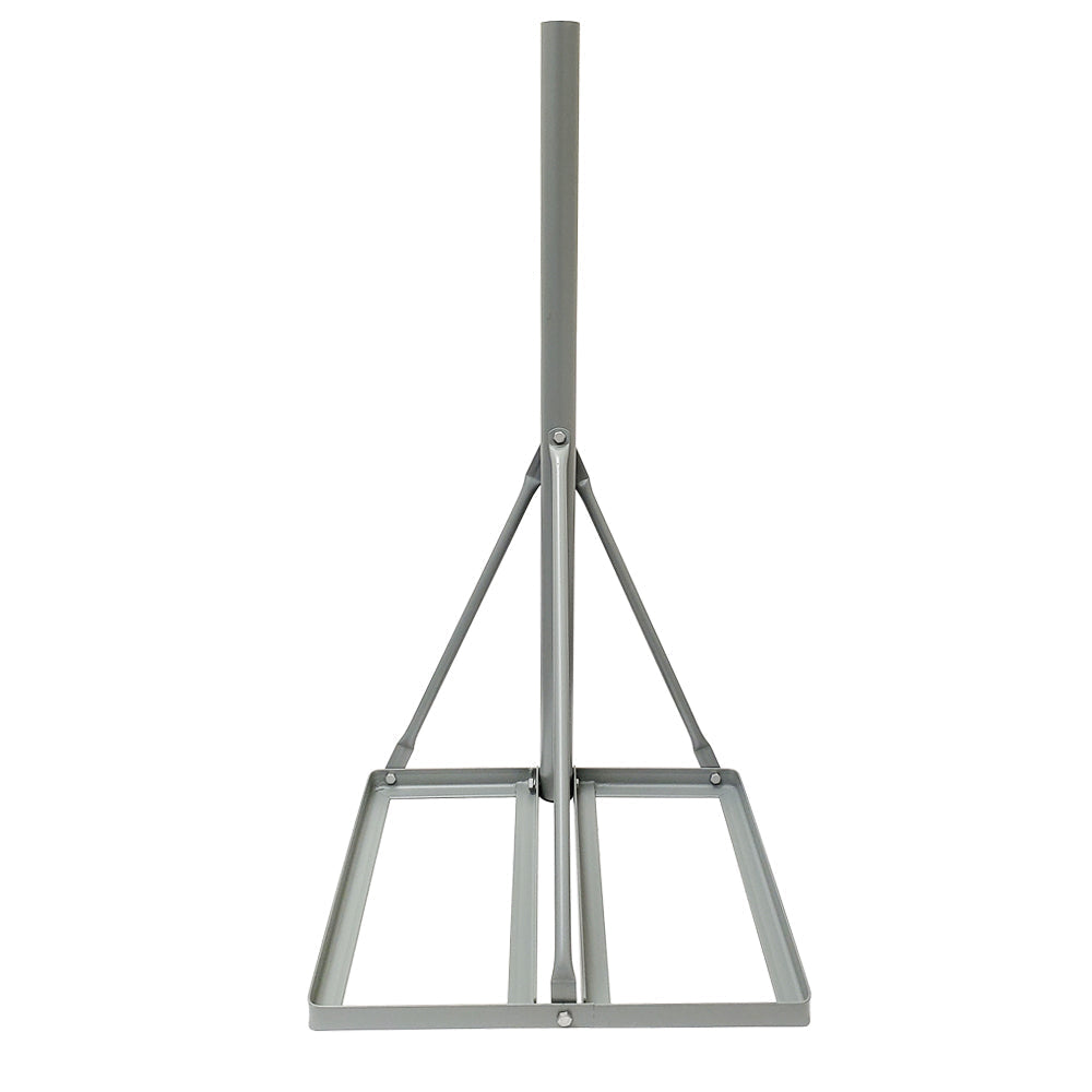 36 inch Heavy Duty Non-Penetrating Roof Mount Mast - Powder Coat - Grey - Image 2