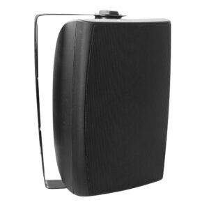 6.5 Inch Indoor Wall Mounted Speaker - 120W Max - Black (Pair)