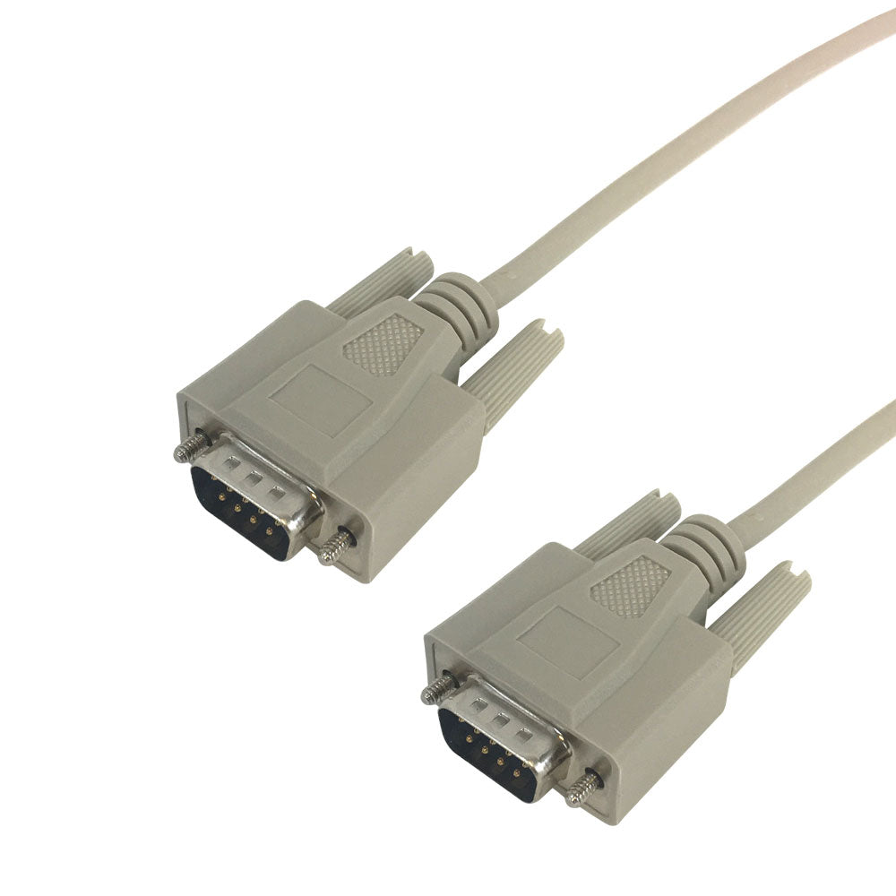 DB9 Male to DB9 Male Serial Cable - Straight-Through - Image 2