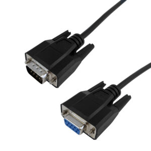 DB9 Male to DB9 Female Serial Cable - Straight-Through