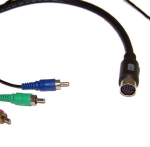 1ft RCA Male + 3.5mm Male Disconnecting Adapter CL2/FT4