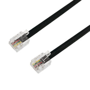 RJ11 Modular Telephone Cable Cross-Wired 6P4C - 28AWG