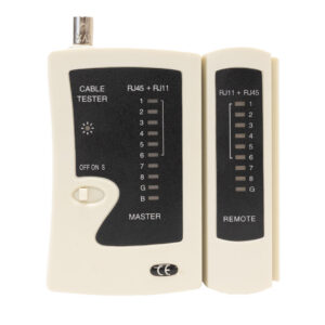 Network Cable Tester for BNC, RJ11, RJ12 and RJ45 UTP/STP Cables