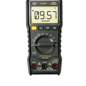 Digital multimeter with test leads - LED display