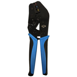 Professional Ratcheting Crimp Tool for Insulated Terminals - Ring Terminals, Spade Lugs & Quick Disconnects - 20-18AWG, 16-14AWG, 12-10AWG