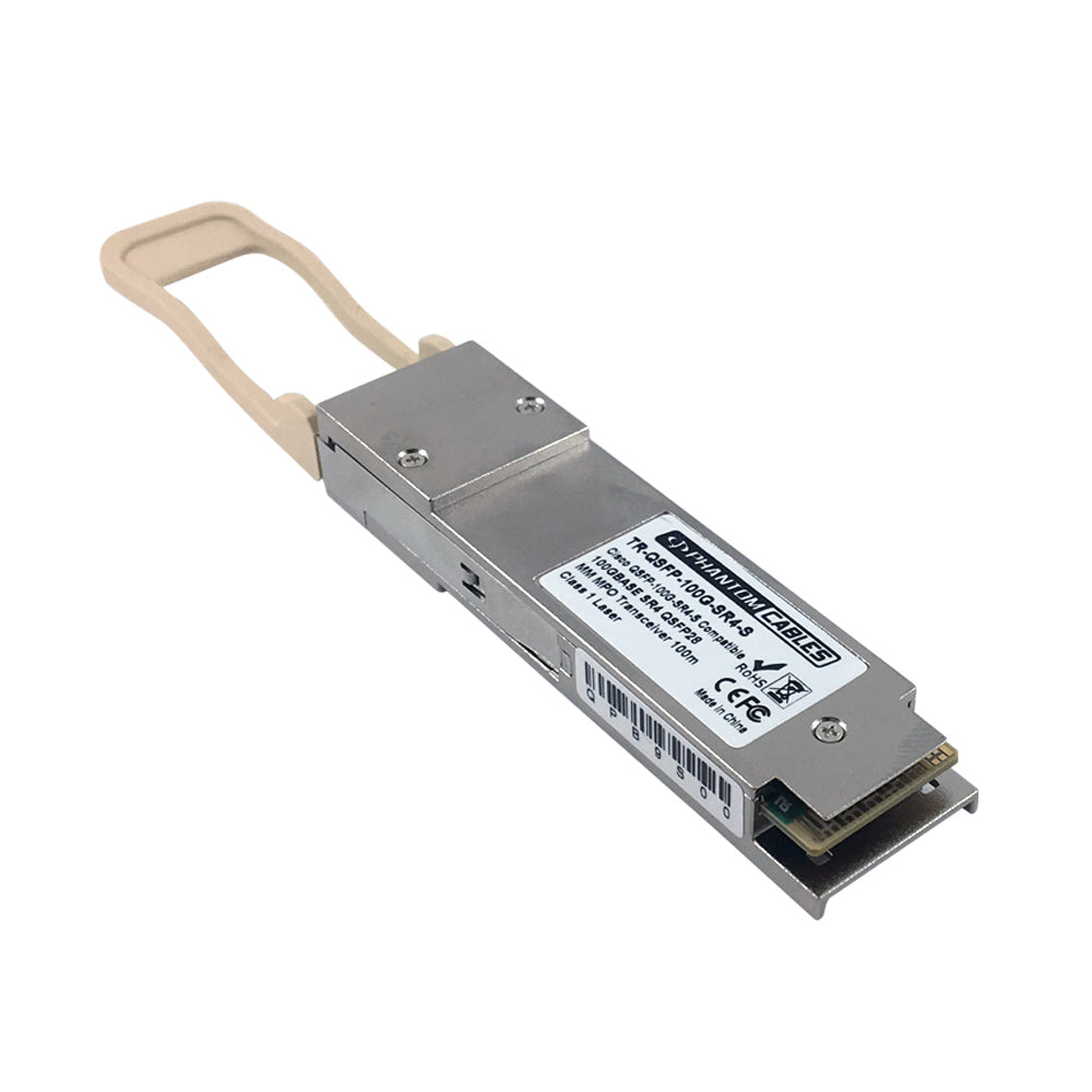 Cisco® QSFP-100G-SR4-S Compatible 100GBASE SR4 QSFP28 MM MPO Transceiver, 100m - Image 2