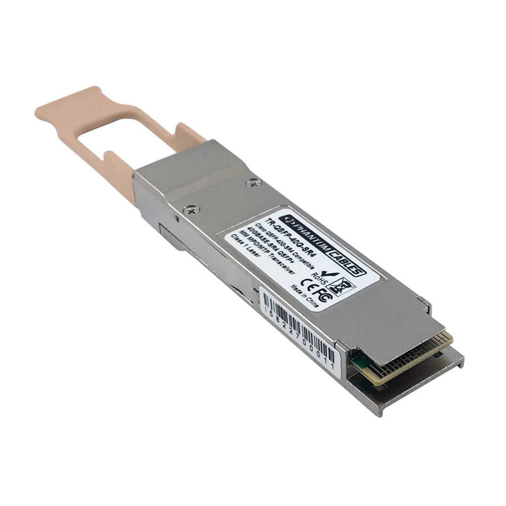 Cisco® QSFP-40G-SR4 Compatible 40GBASE-SR4 QSFP+ MM MPO/MTP Transceiver - Image 2