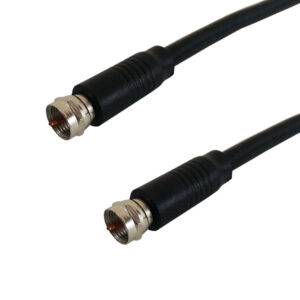 Molded RG6 Satellite Cable F-Type Male to Male