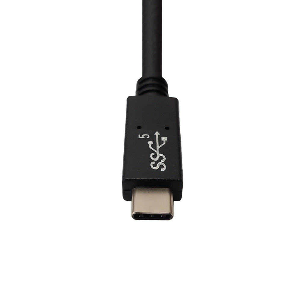 USB 3.2 Type-C Male to Type-C Male Cable - USB-IF Certified - Black - Image 4