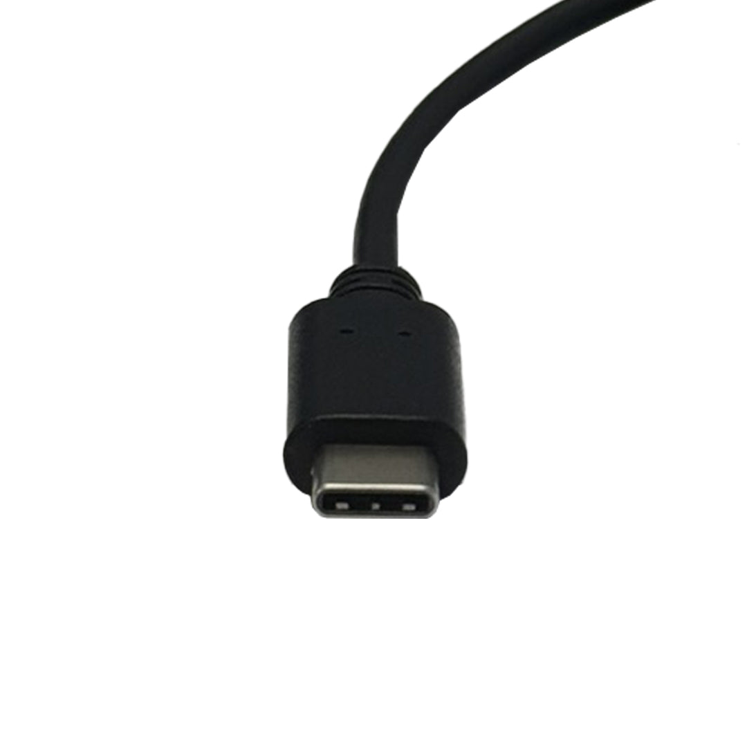 USB 2.0 Type-C Male to B Male Cable 480Mbps 3A - Black - Image 2