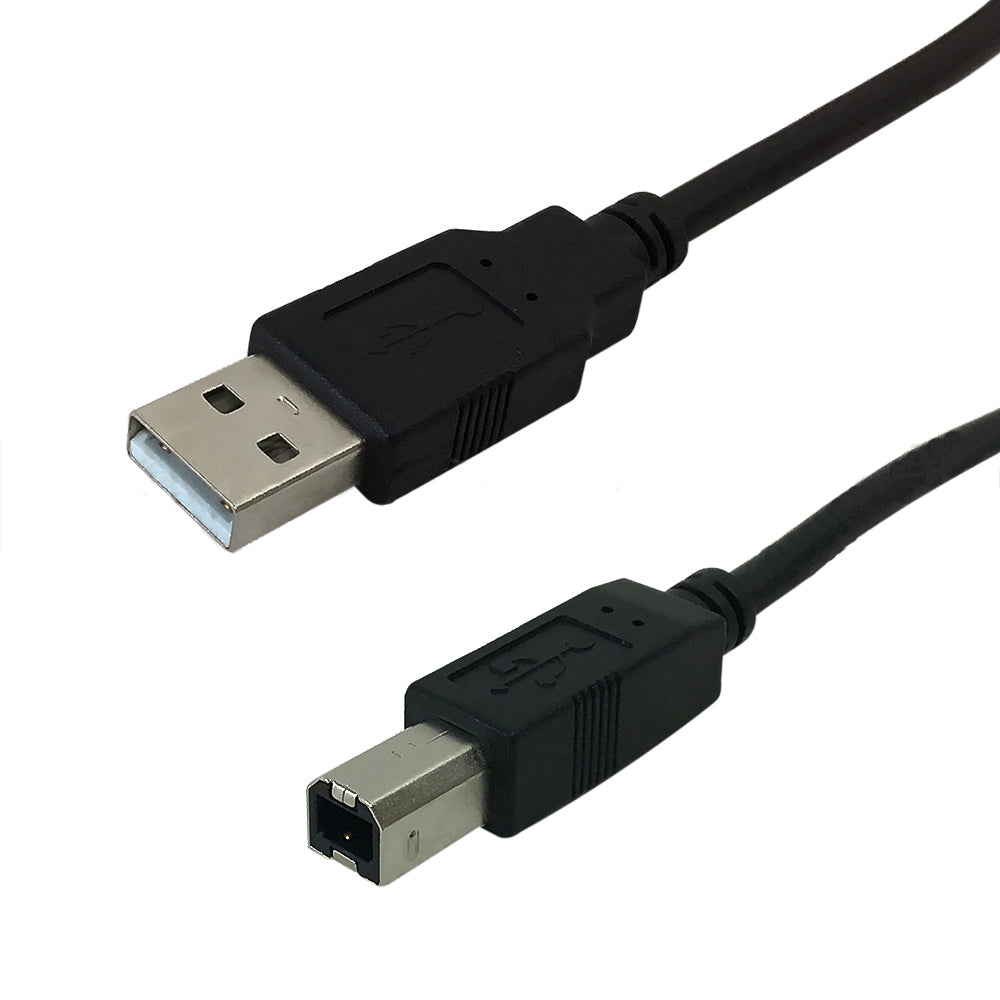 USB 2.0 A Male to B Male Hi-Speed Cable